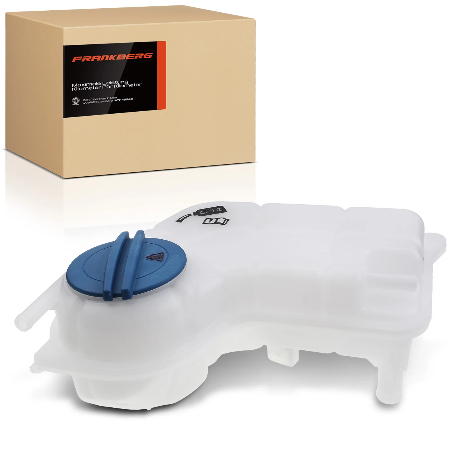 Frankberg 1x Expansietank Koelvloeistofreservoir voor Audi A4 8E B6 B7 8H7 Exeo 3 R2 3 R5 2004-2013 8E0121403C 109344