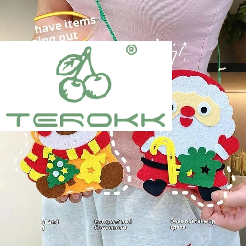 

Рождественская тема DIY сумка на плечо ручной работы сумка шитье творческое искусство и занятия ручной работы подарки детские игрушки ручной работы