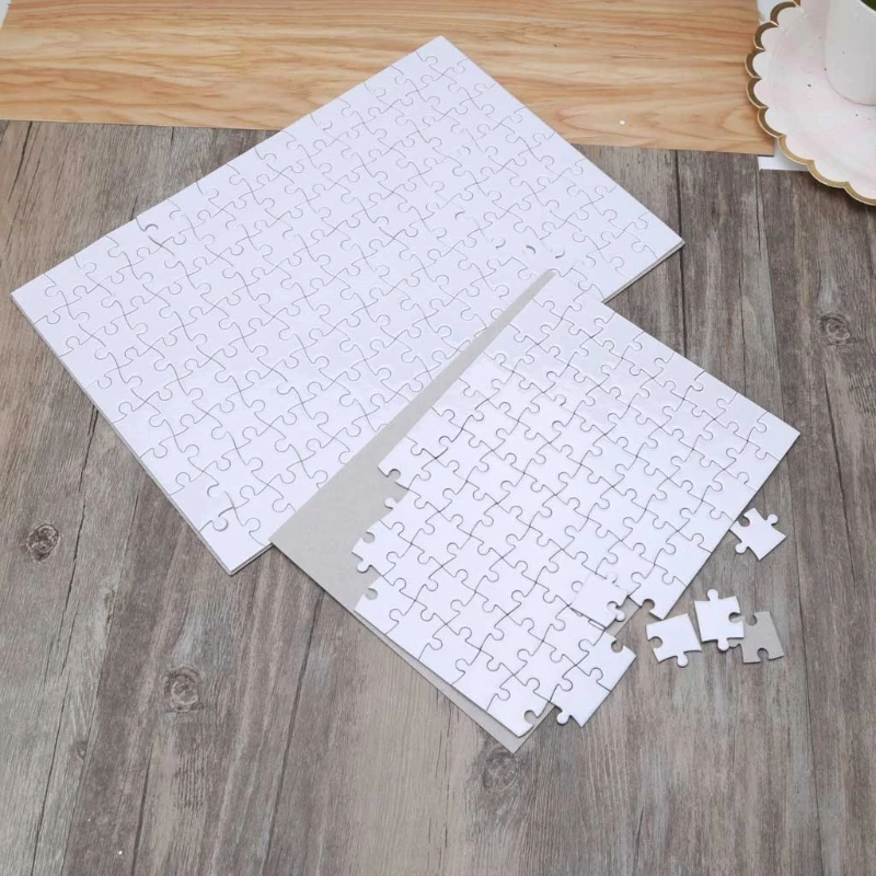 10pcs/Lot Price 120pcs Printable Jigsaw Puzzles A4/A5 Sublimation Blanks Puzzles DIY Heat Transfer Printing