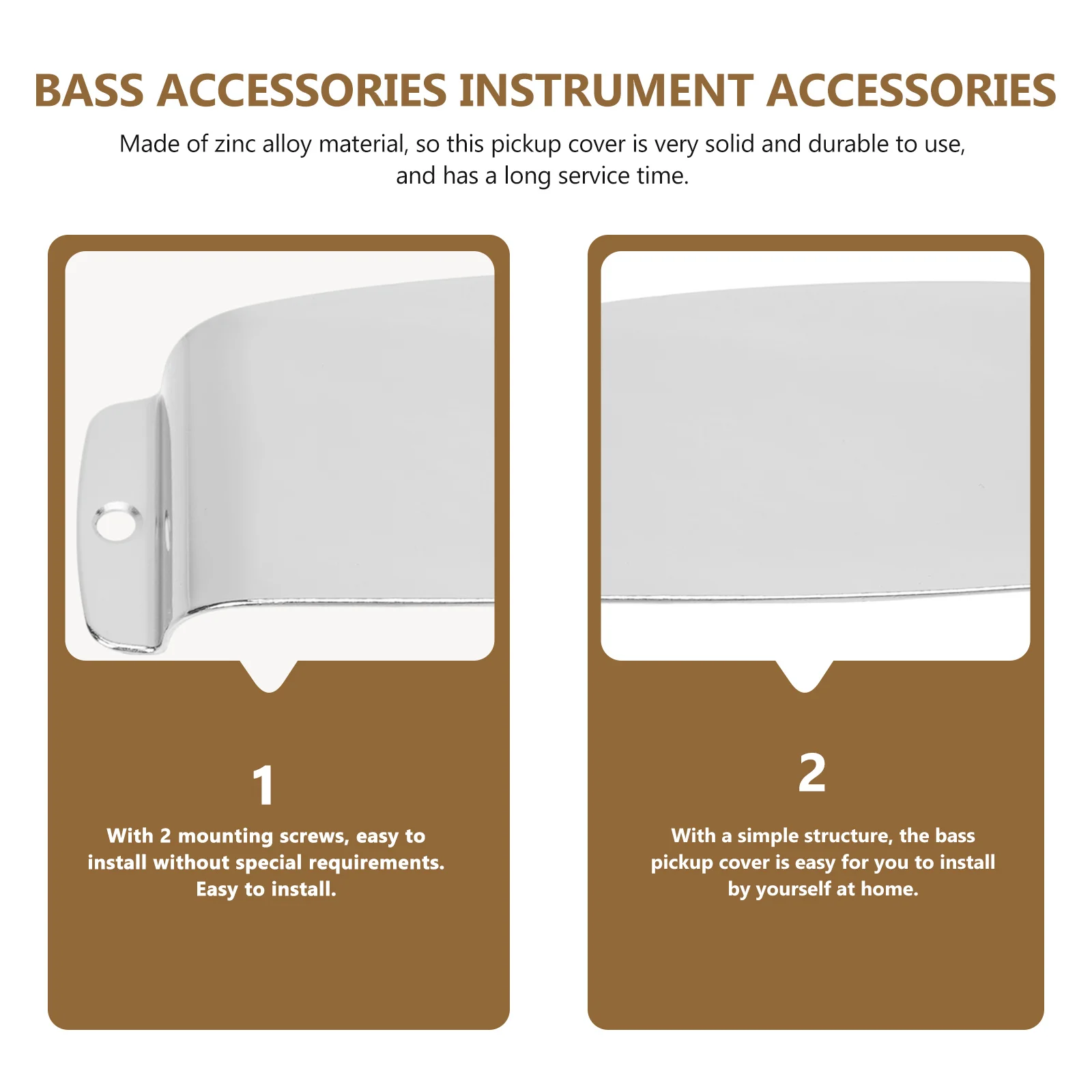 

Bass Protection Cover Pickup Zinc Alloy Musical Instrument Protective Covers Humbucker