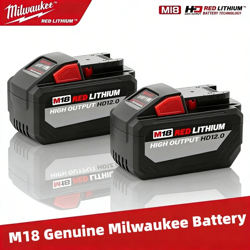 

M18 18V High Milwaukee Capacity 21700 8Ah 12Ah Battery,For 48-11-1860 48-11-1850 Replacement Lithium Tool Battery Top Quality
