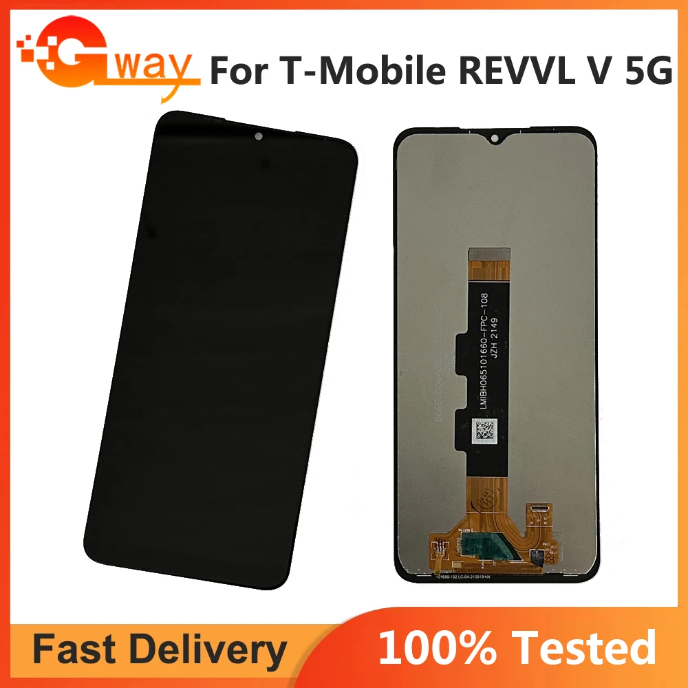 

For T-MOBILE REVVL V 4G LCD Display Touch Screen Sensor Digitizer Assembly Replacement LCD Display TMobile REVVL V LCD Sensor