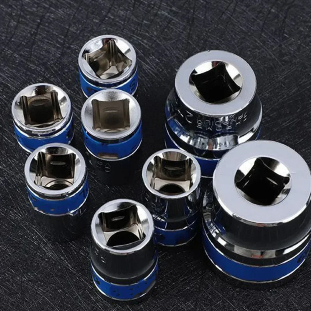 10pcs Socket Wrench Set 1832mm 12 Drive 6Point for Auto Repair Maintenance with Secure Loading and Grip Socket Design