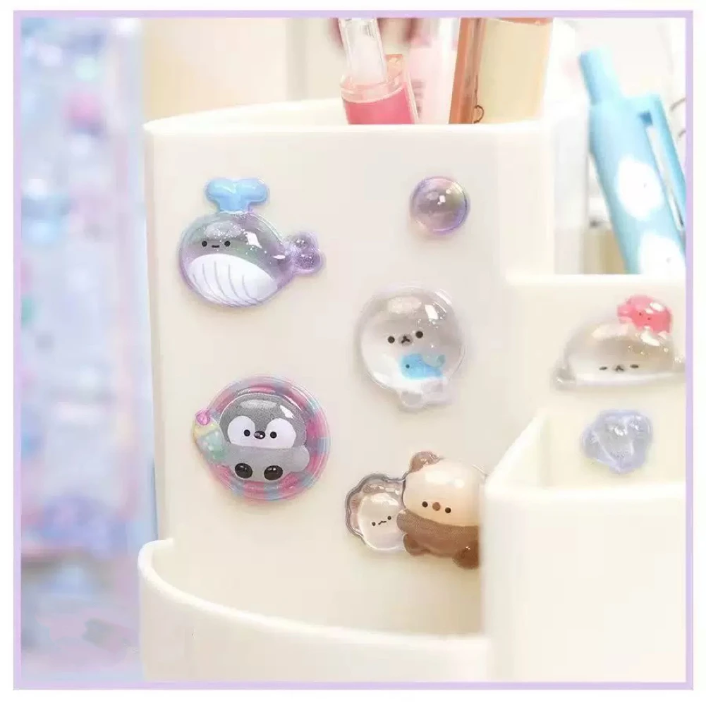 Funny Sweet Furit Ice Cream Pets Drop 3D Relief Sticker Scrapbooking Diy Diary Decor Journaling Stationery Kawaii Stickers image 5