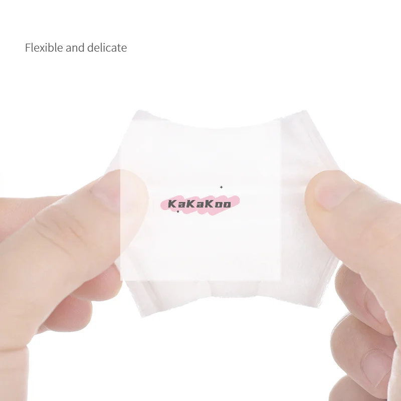 High Quality Disposable Cotton Pad Cosmetic Makeup Remover Cotton Pads Face Cleaning Dissolves And Removes Makeup