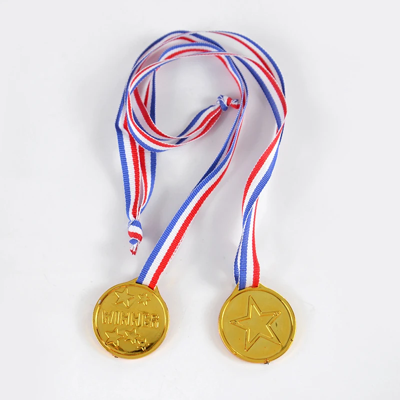 PinMiFillers-Trophée de noix de coco pour enfants, plastique doré, prix de jeu de sport, jouet de récompense, football pour enfants, faveurs de fête