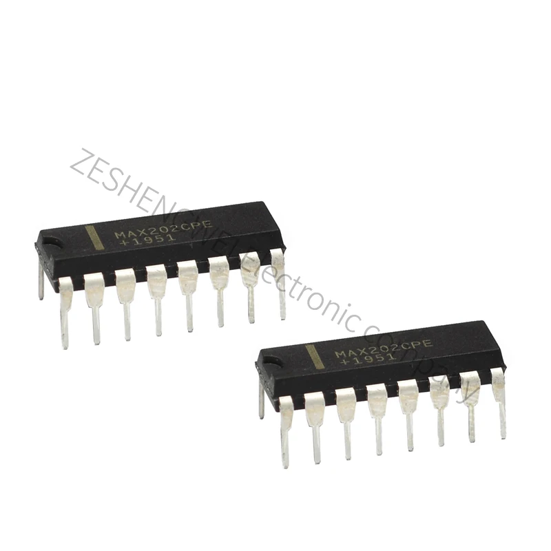 10pcs/lot MAX232CPE MAX232 MAX202CPE MAX202 2DVR/2RCVR RS232 5V 16-DIP In Stock