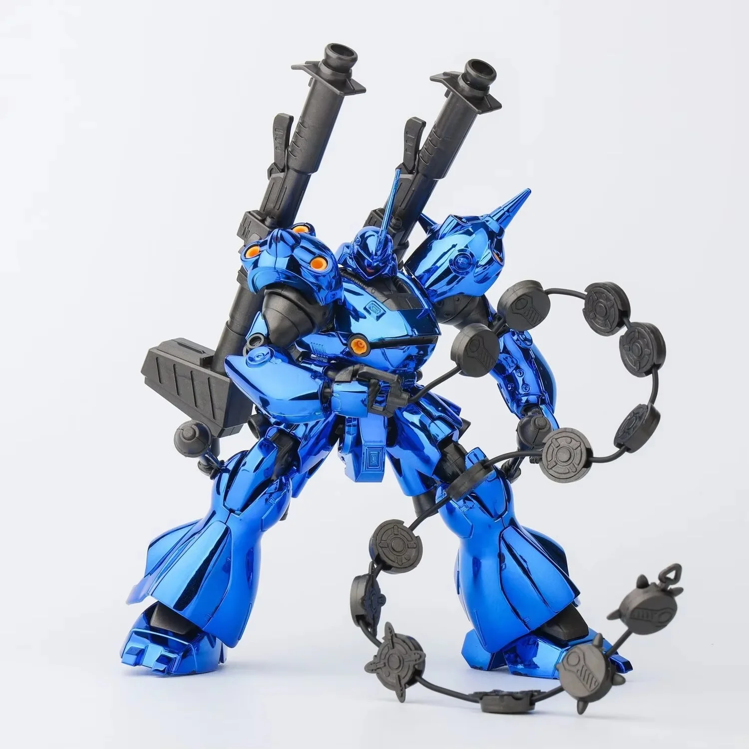 STAR Kampfer MS-18E HGUC1/144 Electroplating Blue Assembly Model Kits Collection Mech Action Figure Ornament Toys Robot Gifts