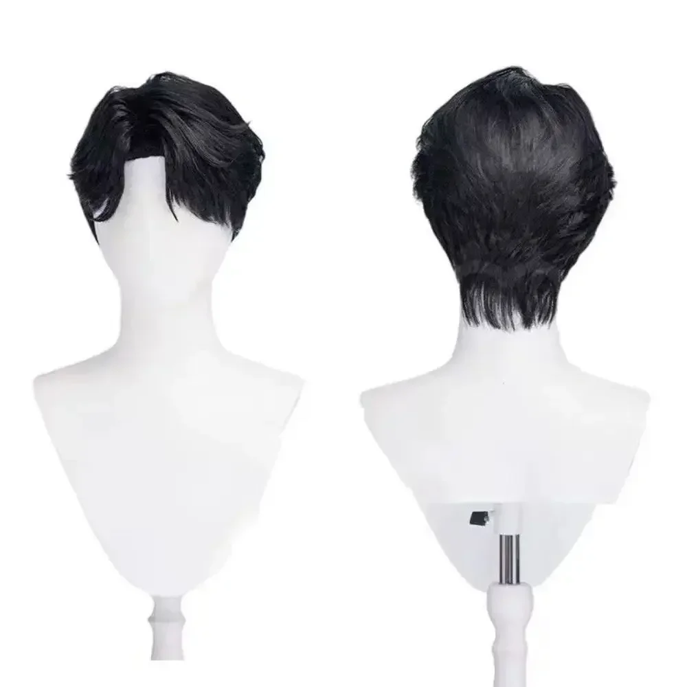 Saja Boys Jinu Baby Abby Mystery Romance Cosplay Wig for Men Hair With Free Wig Cap Halloween Accessories
