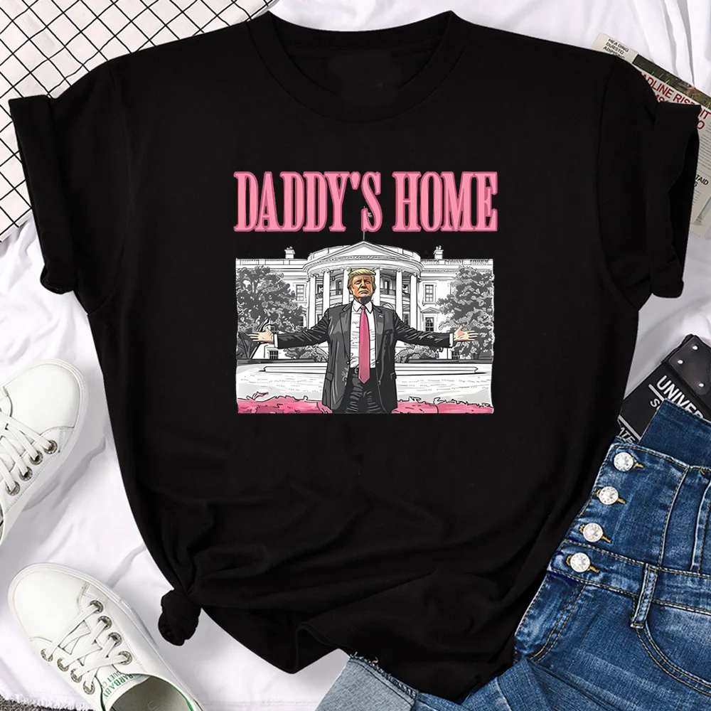 Donald Trump tshirt girl Grunge Trendy Graphic harajuku  Breathable Pastel t shirt Digital korean clothes anime Gothic harajuku