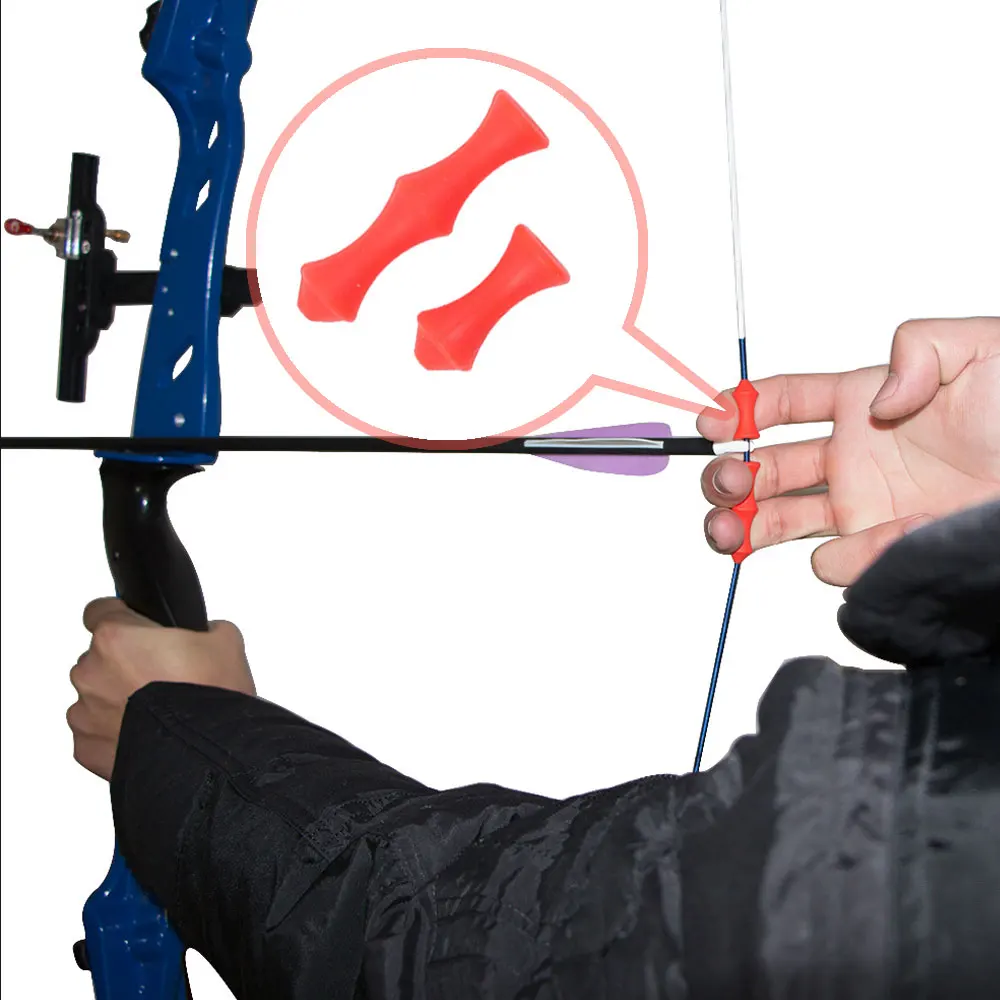 

1 комплект, защита для пальцев для стрельбы из лука, тетива, вкладка для защиты пальцев для изогнутого лука, силиконовые пальцы, защита для пальцев, аксессуар для снаряжения