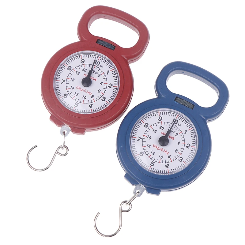 Mini Pointers Hook Spring Hanging Scale Fishing Scale 10kg Capacity Food Scale Digital Scale Luggage Scale Weighing Scales