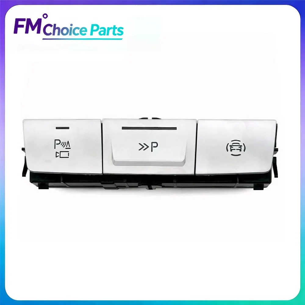 4N0959673J For Audi A6 C8 A7 A8 Q7 Q8 Silver Chrome Multifunction Switch PDC Park Assist Radar Switch 4N0 959 673 J 4N0959673J