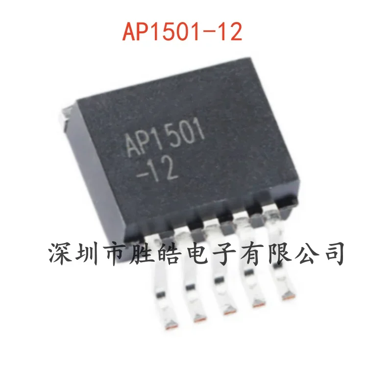 

(5PCS) NEW AP1501-12 PWM Buck DC/DC Converter Chip TO-263-5 AP1501-12 Integrated Circuit