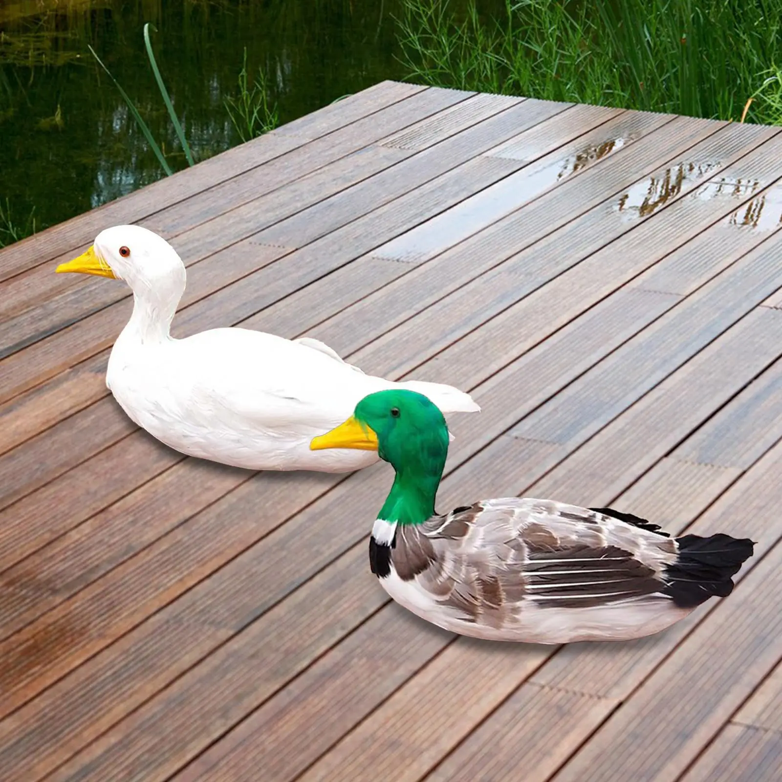 

Duck simulation model, realistic duck figure, photography props, garden statue,
