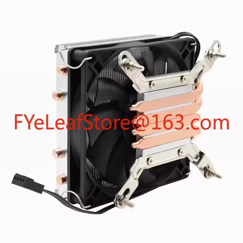 CPU heat pipe radiator, backblowing ITX ultra-thin 4 heat pipes, radiator fan 12 13 generation 1700