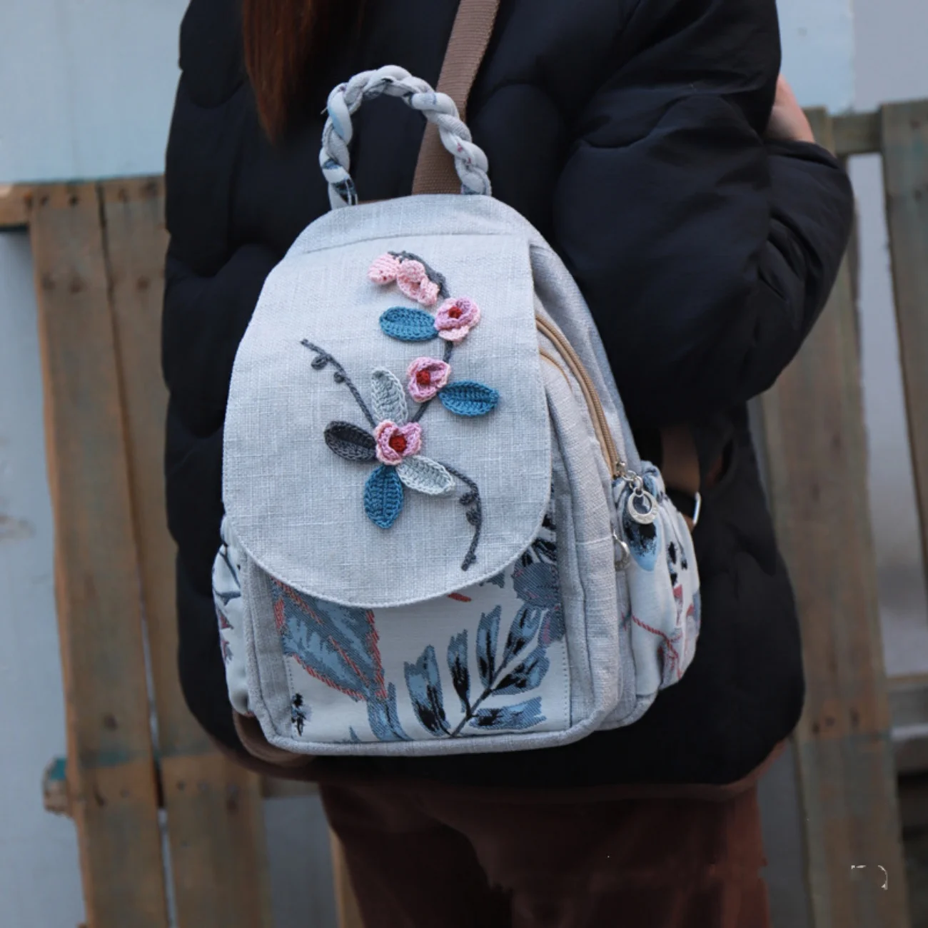 Handmade multifunctional commuting bag, birthday gift for girlfriend