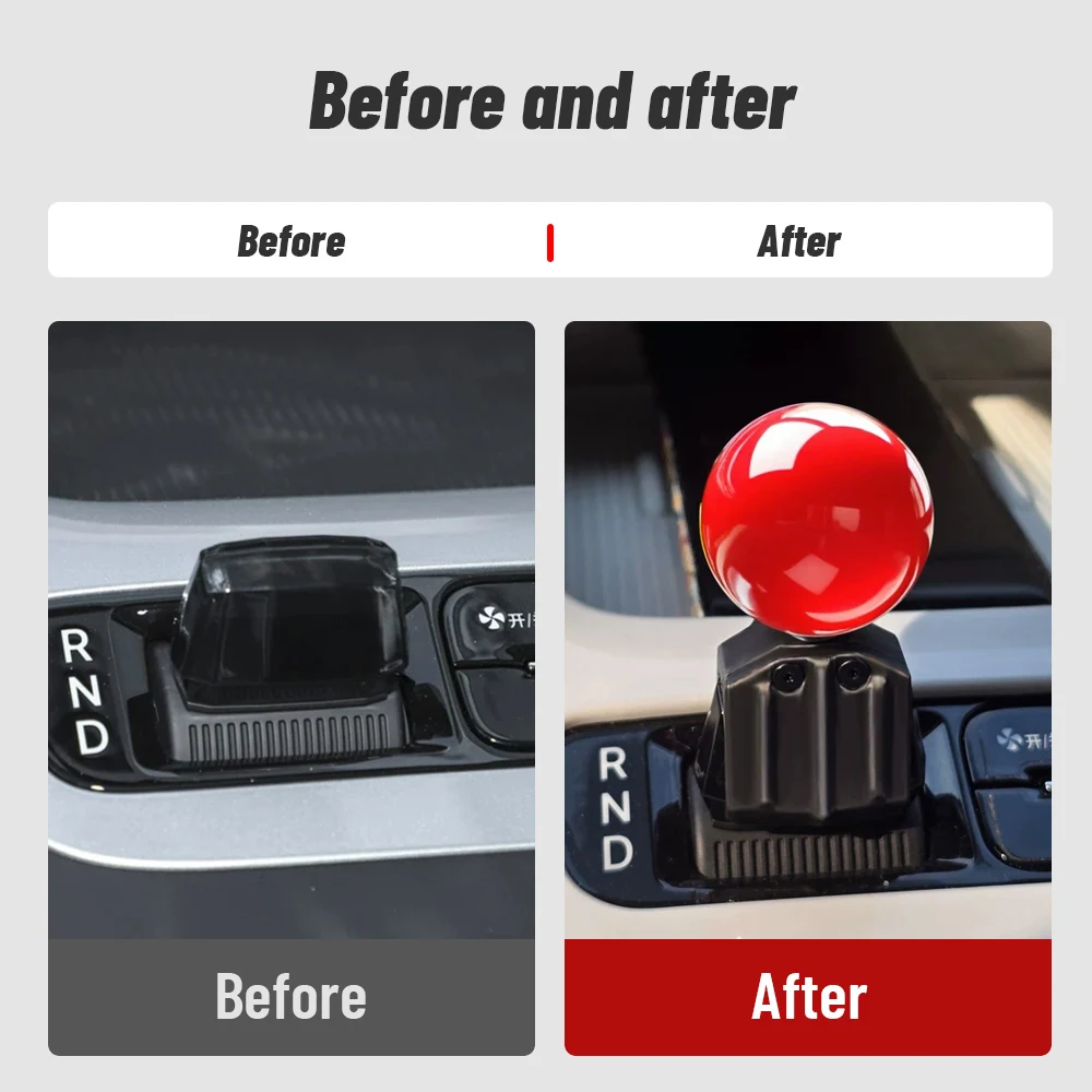 For GEELY EX2 XINGYUAN 2026 Car Gearshift Handle Interior Accessories Transmission Decoration Shift Modification Accessories