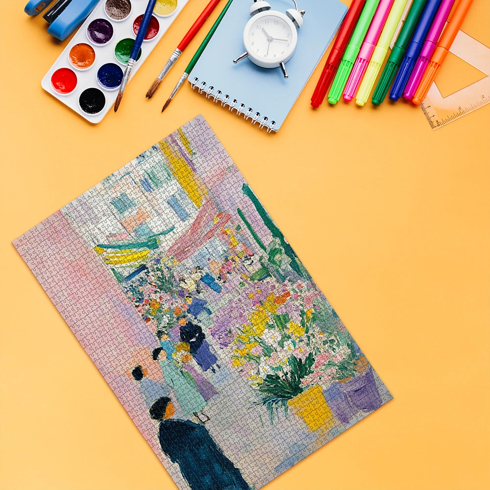 35/300/500pcs  nature Custom Picture Jigsaw puzzle Personalized Picture For Children Toy Baby Gift view 6