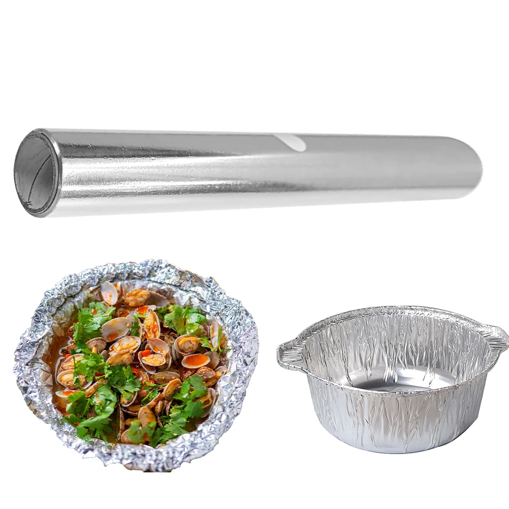 1 Pack Food Grade Disposable Tinfoil 12.2x1.65in Aluminium Foil for Burrito Hot Dog Or Sandwich
