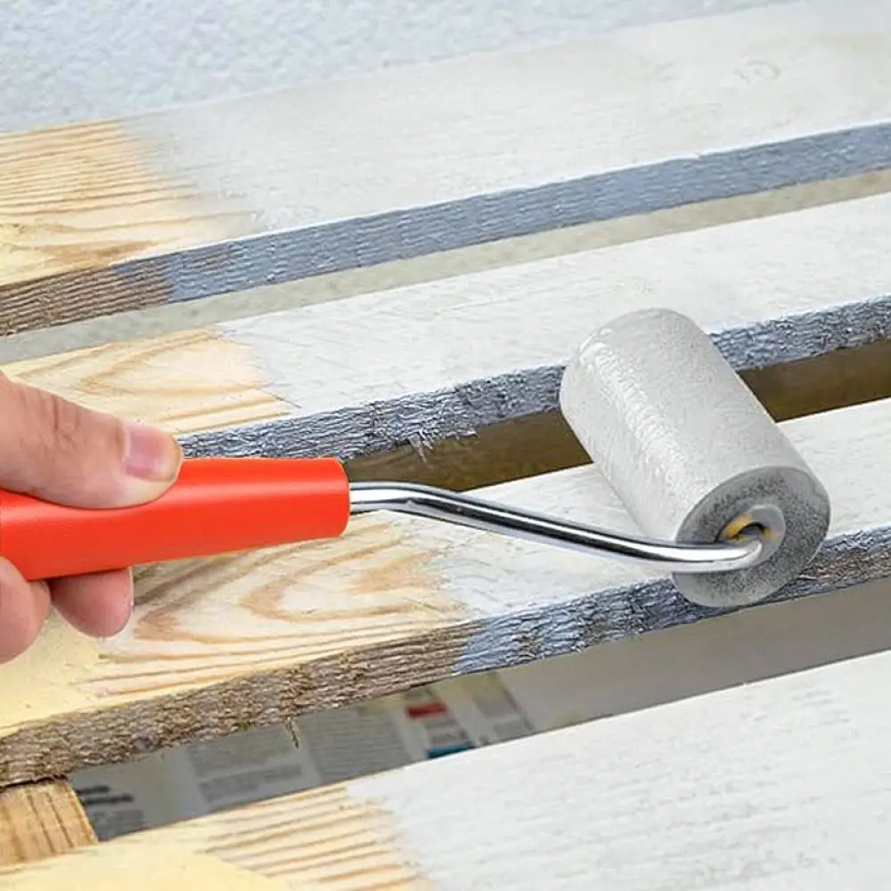 Mini Paint Roller Brush Tool With Tray For Tight Corners Professional Wall Decoration Kit Smooth Coating DIY Painting Set