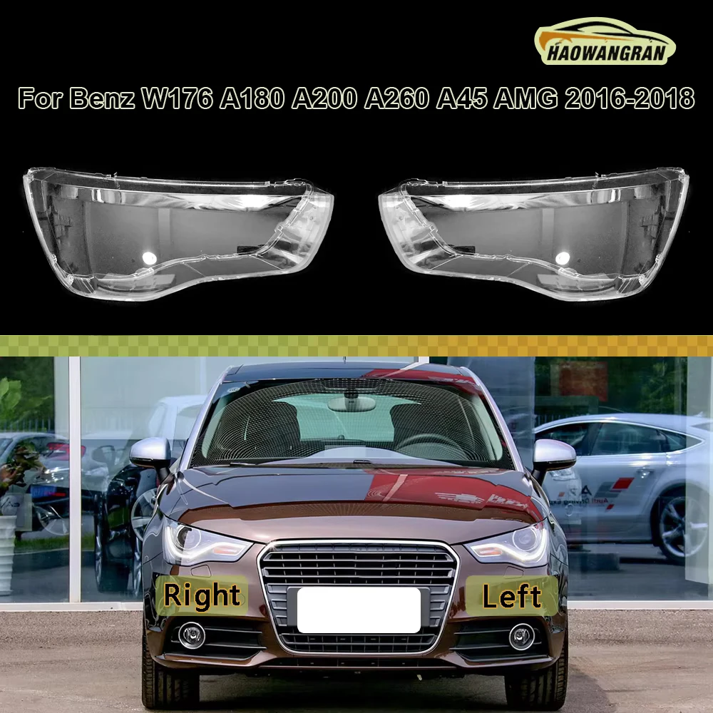 

For Audi A1 2011 2012 2013 2014 Headlight Cover Transparent Headlamp Shell Lamp Shade Lens Replace Original Lampshade Plexiglass