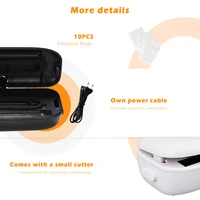 saengQ Vacuum Sealer Packaging Machine Food Vacuum Sealer With Free 10pcs Vacuum bags Household Vacuum Food Sealing 5