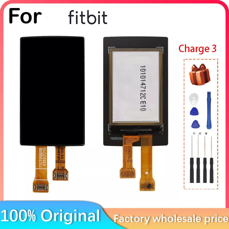 For Fitbit charge3 smart sports bracelet LCD display screen parts replacement repair use