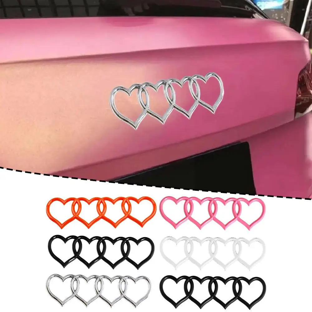 Liebe Herz Auto Logo Dekoration für Audi A3A4 A6L Q5 Hinten Stamm Schwanz Label Aufkleber Auto Zubehör D7O4