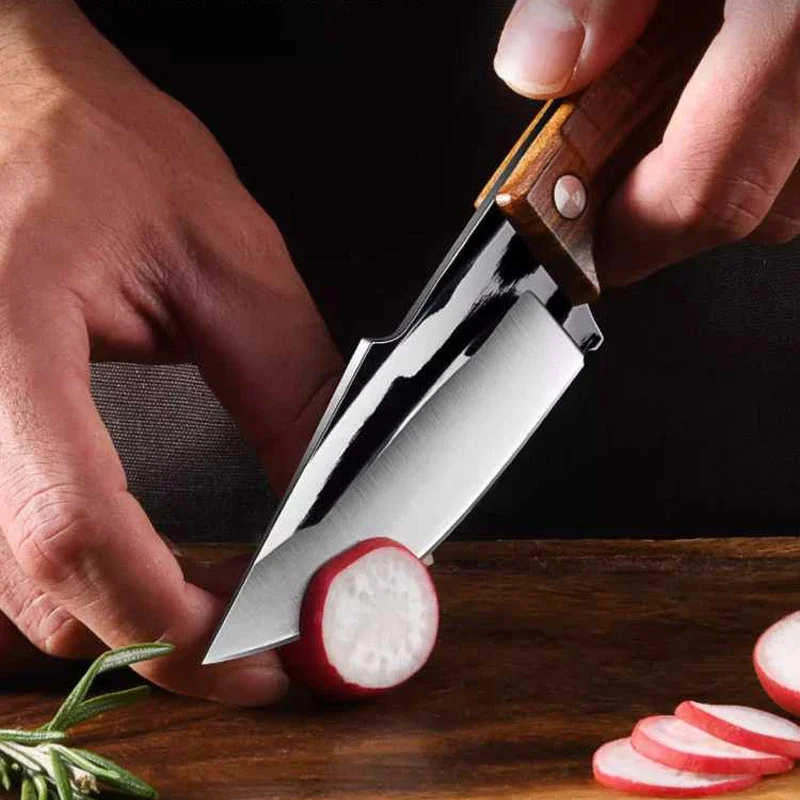 3pcs seiko kitchen knife, stainless steel hand forged high hardness knife professional cutting meat, cutting fruit, boning knife