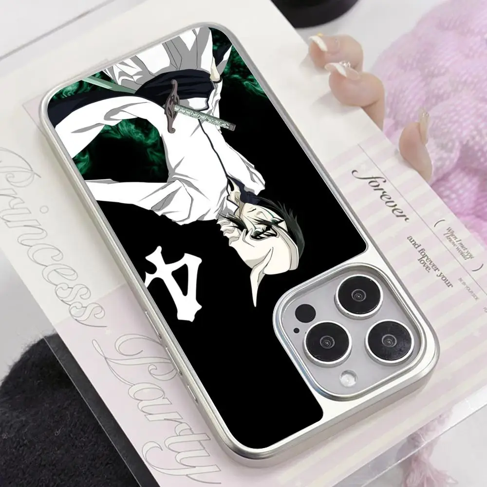 

Чехол для мобильного телефона Ulquiorra Cifer с серебряным покрытием для iPhone 17 16 15 14 13 12 11 Air Pro Max Plus, цветной чехол