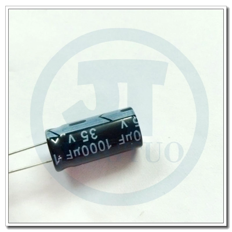 

4 шт. 1000uF35V 35V1000uF 1000MFD 35WV 10*20 мм радиальный алюминиевый электролитический конденсатор