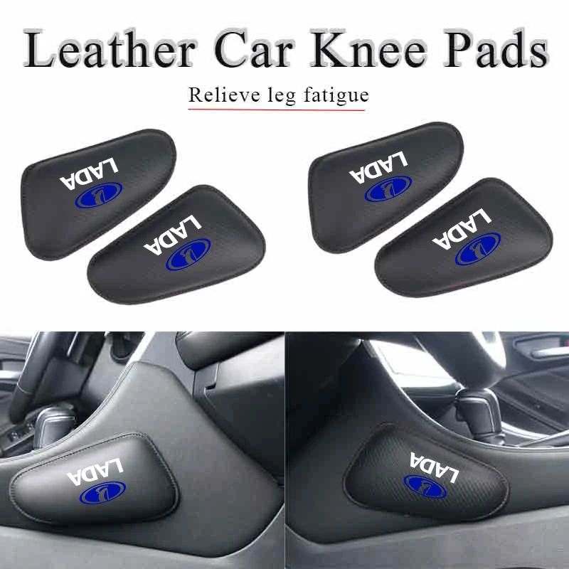 

Car Knee Leg Protective Pad Foot Armrest Cushion Cover Accessories For Lada 2110 2114 Largus 2112 110 2105 2107 2106 Priora