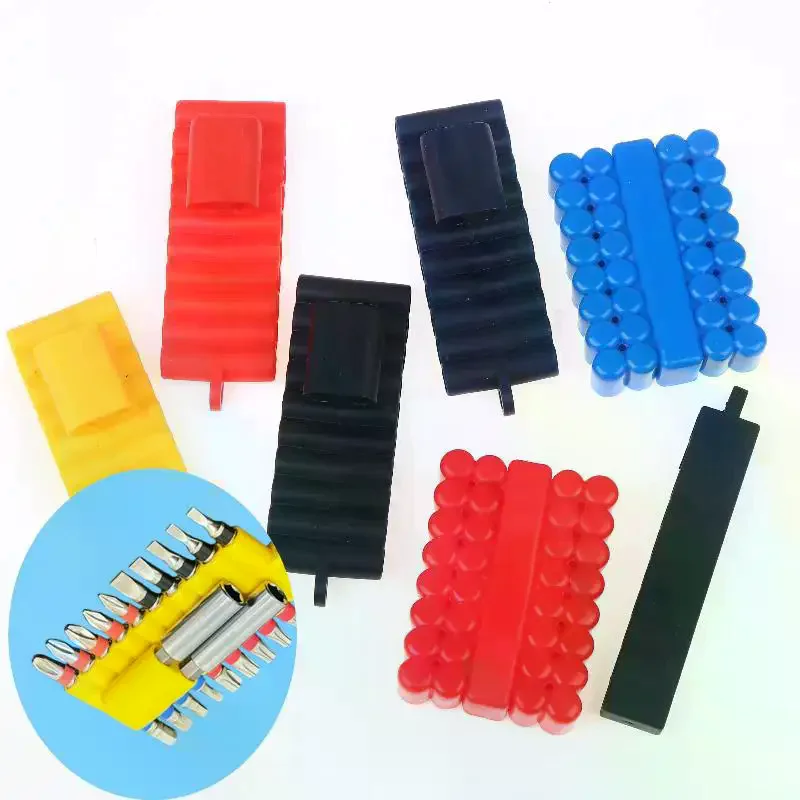 Sturdy 1/4" Hex Shank Screwdriver Bit Holders; Available in 2/3/5 Sets and 10/22/32 Hole Options