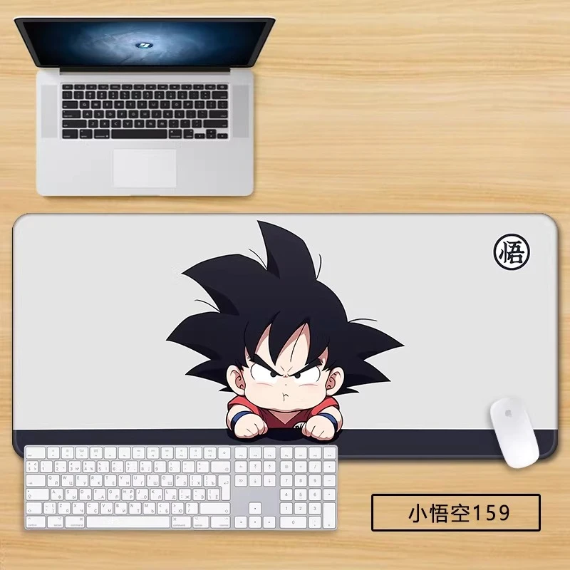Hochauflösendes, schlichtes Son Goku Mauspad, übergroßes Animation-Mauspad mit Dragon Ball Kakarote-Motiv, kreative Computer-Tastatur- und Büro-Schreibtischunterlage
