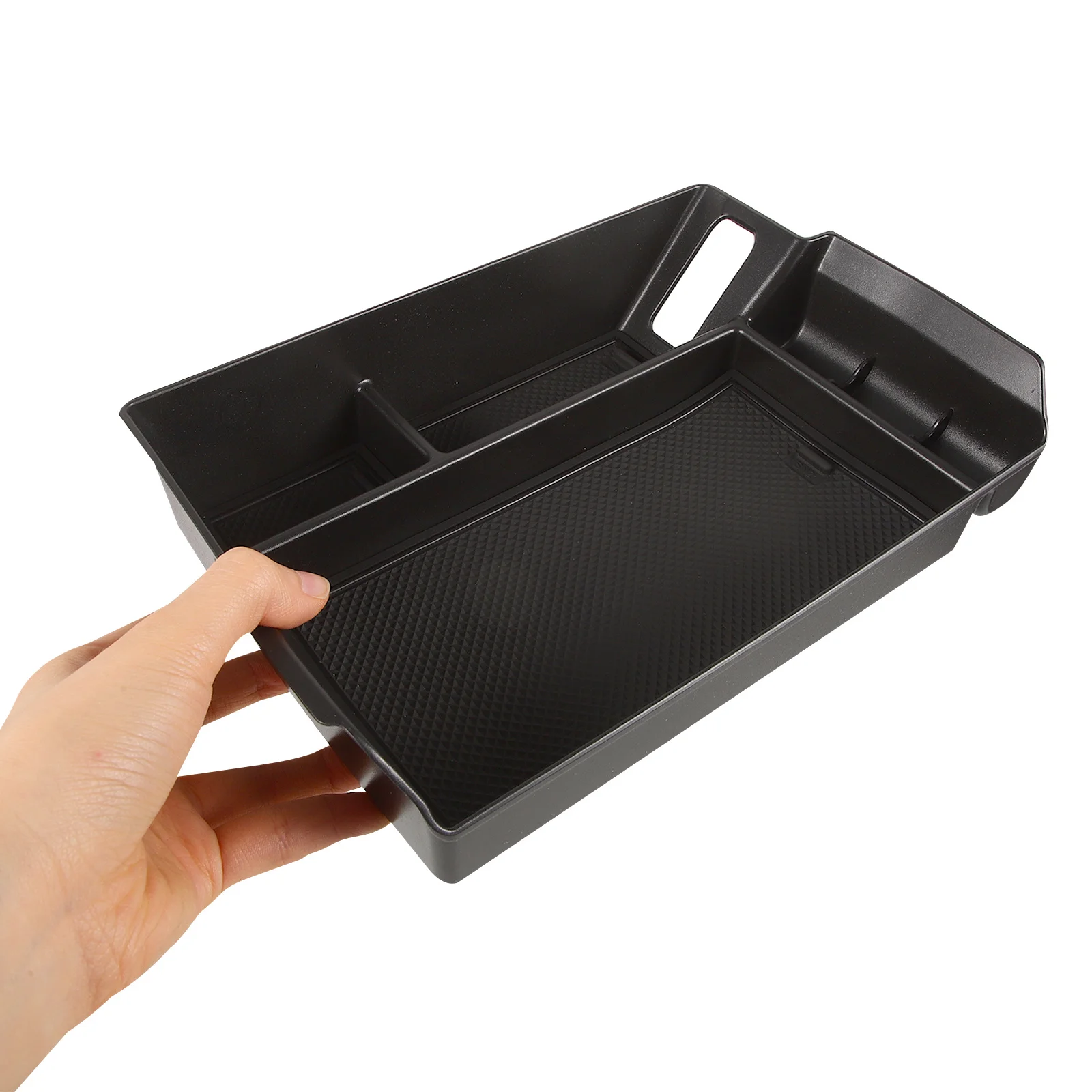 Boîte de rangement d'accoudoir en plastique, plateau de rangement de Console centrale de voiture, organisateur de rangement intérieur de voiture, boîte de Console centrale d'accoudoir