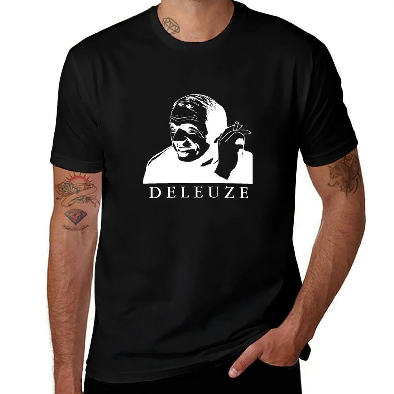 Gilles Deleuze T-Shirt Comfortable Workout Short Sleeve Shirt T-Shirt