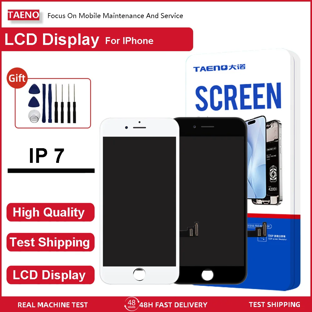 Taeno Mobile Phone Lcd Screens For Iphone 6 6g 6p 6splus 6s 7 8 7plus 8p Cellphones TFT Screen Display Repair Bright Recommend