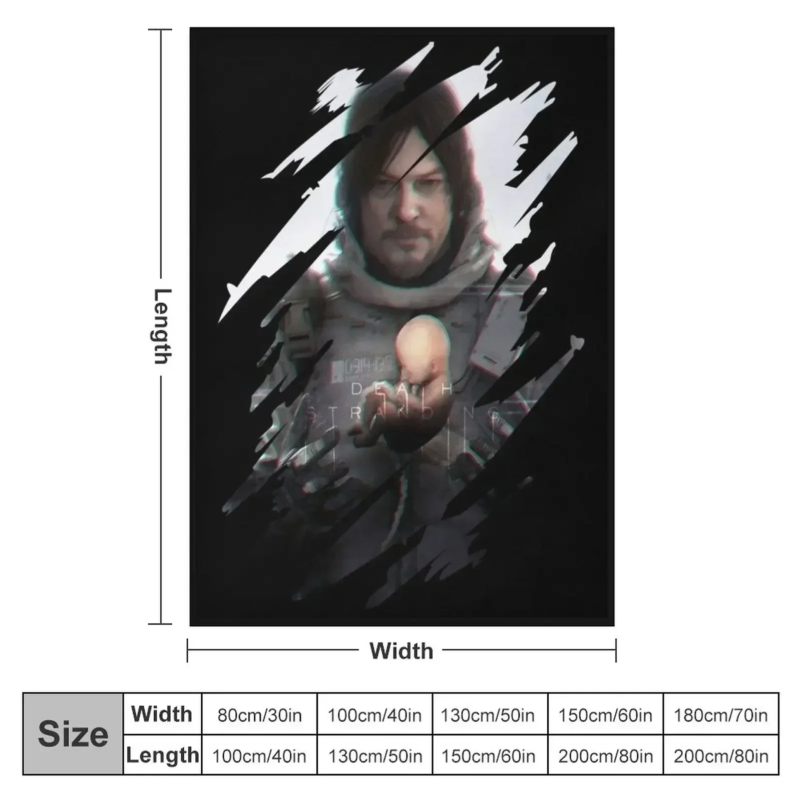 Death Stranding Throw Blanket decorative Bed Fashionable Hair Polar Blankets