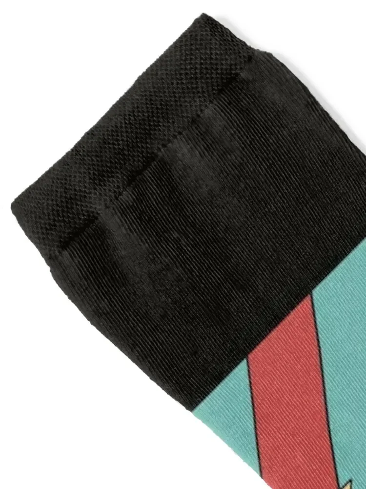 جوارب بنمط Zig-Zag للمشي لمسافات طويلة، جوارب رياضية شفافة للرجال #2