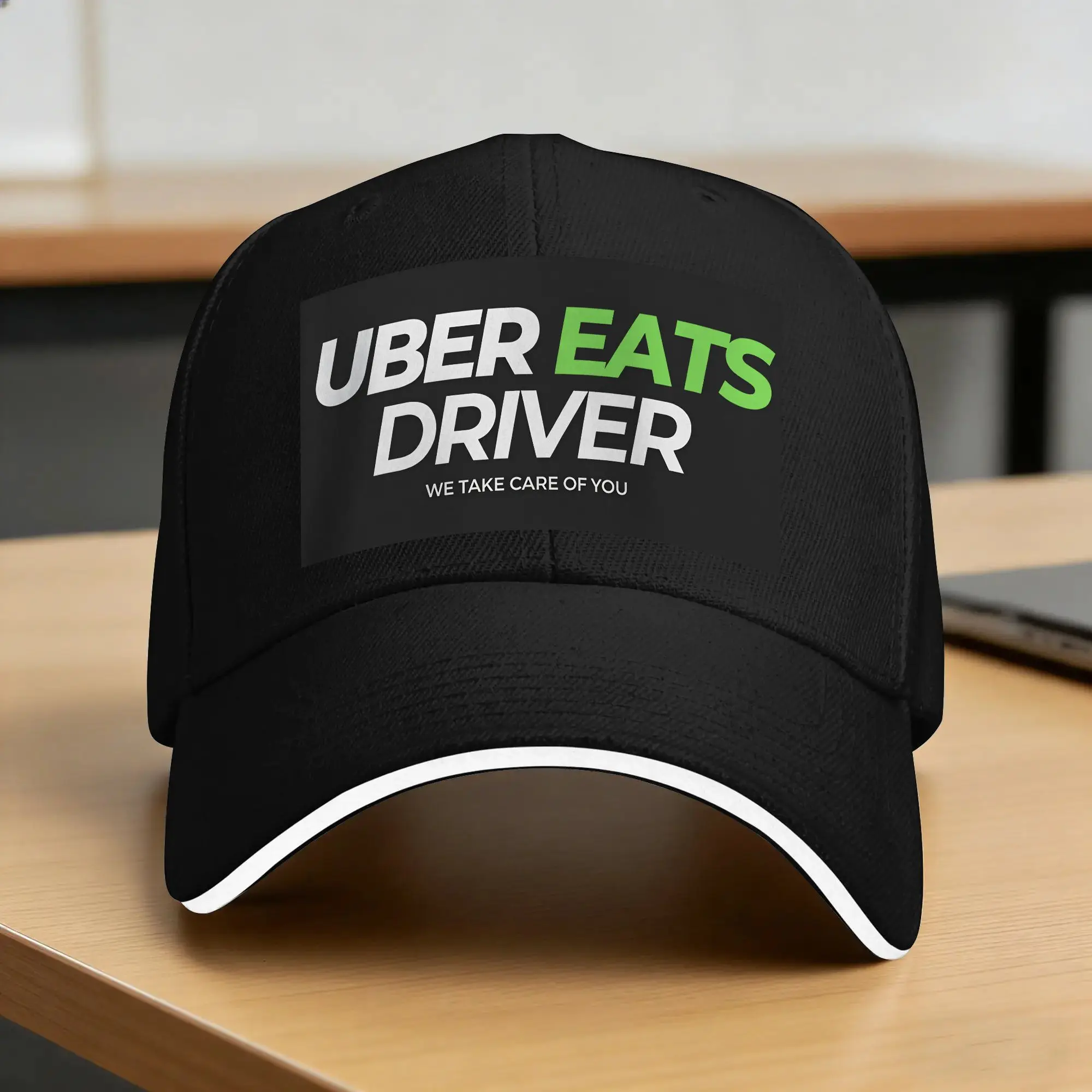 U-Uber Eats Driver Sun Baseball Cap  Summer Streetwear Hip Hop Hats For Female Male Tennis Skate Baseball Caps
