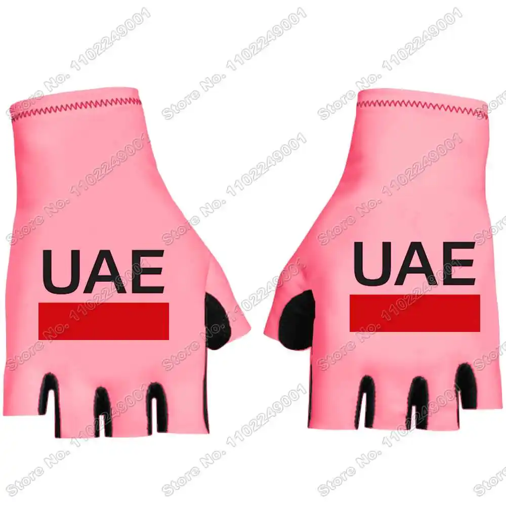 مجموعة قميص وردية لركوب الدراجات من فريق الإمارات العربية المتحدة ، ملابس ركوب الدراجات Tadej Pogacar ، أدخنة الذراع ، أدخنة الساق ، قفازات ركوب الدراجات ،