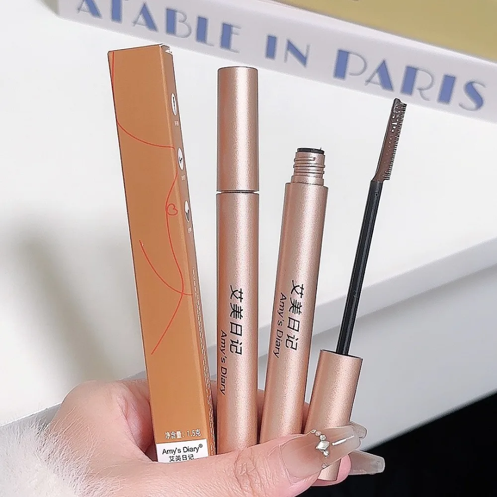 방수 블랙 마스카라 지속적인 두꺼운 블랙 속눈썹 연장 컬링 길어지는 액체 섬유 마스카라