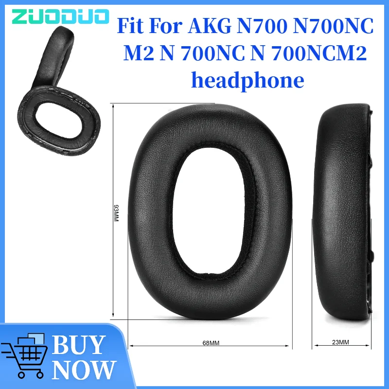 

ZUODUO Replacement Ear Pads Cushions for AKG N700 N700NC M2 N 700NC N 700NCM2 Headphone Soft Memory Foam Pads/Earpads