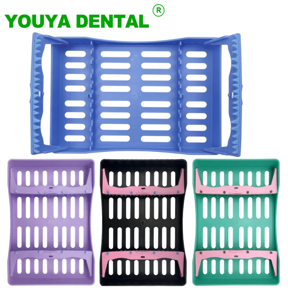 Dental Instrument Rack 10 Holes Autoclavable Sterilization Box Disinfection Placing Case Cassette Rack Tray Holder Dentist Tools