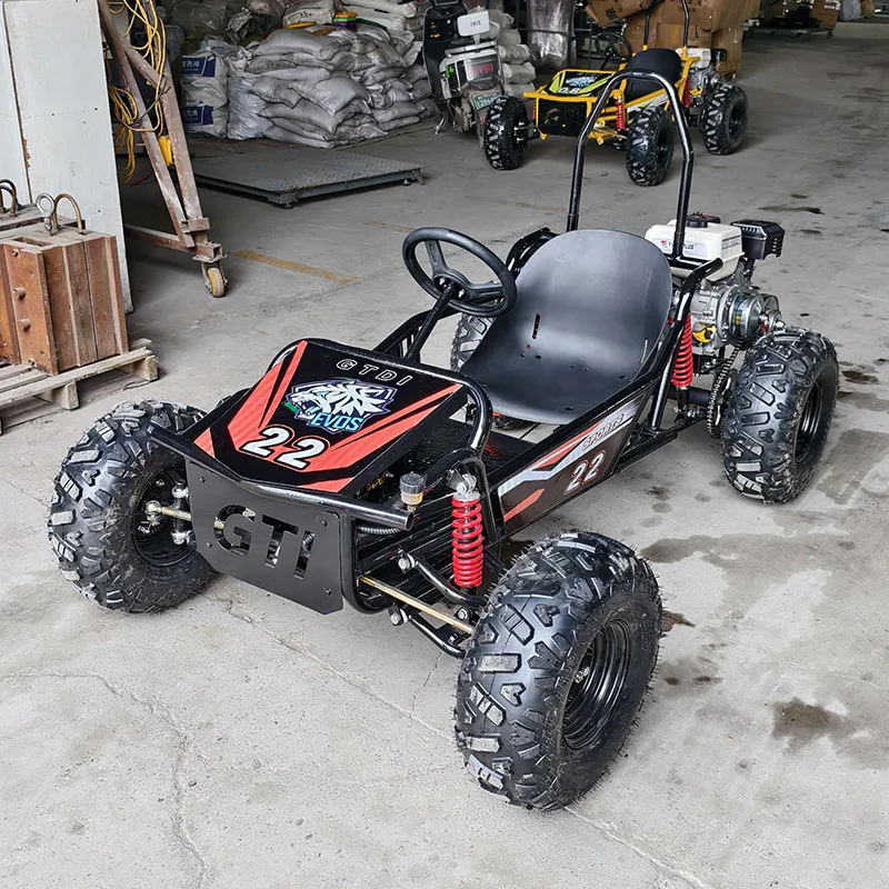 New Outdoor 212cc 4 Stroke Gas Pedal Go Kart Backyard Track Racing Adventure Fast Ride Adult 70km/hIt's All About The ThrillCKC， - view 5
