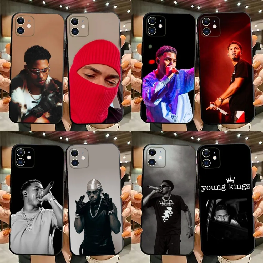 

Rapper M-Myke T-Towers Phone Case For iPhone 15,14,13,12,11,Plus,Pro Max,XS,X,XR,SE,Mini,8,7 Soft Silicone Black Cover