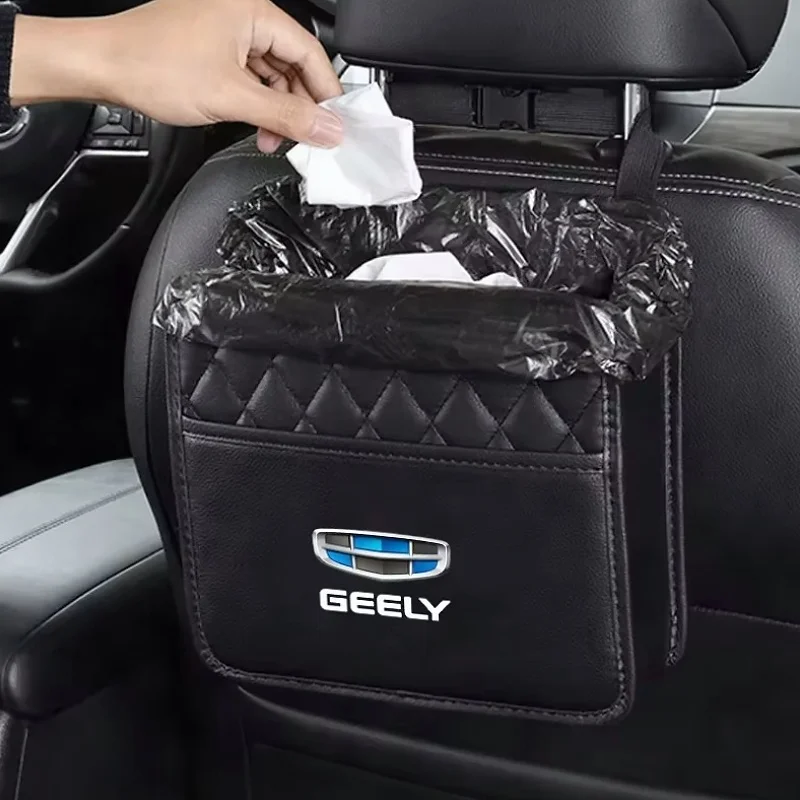 Car Backseat Organizer Car Seat Tidy Seat Storage Bag Car Storage Pouch For Geely Coolray Monjaro Atlas Pro Starray Emgrand EX5