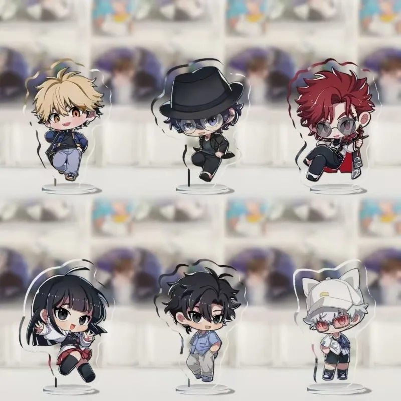 

Link Clik Anime Figures Stand Model Plate Charles Mini Desktop Decoration Kids Friends Gift for Fans Collection Ornament Cos