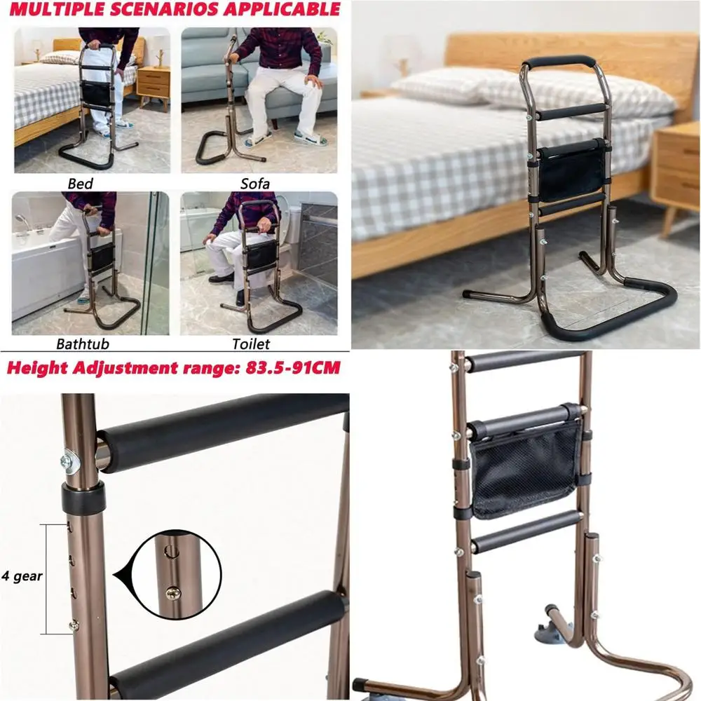 

Опора для подъема приставной рукой для пожилых людей - Легкое приспособление для вставания - Портативное устройство для передвижения при помощи приставной ручки для кровати, кресла, дивана или туалета - Безопасность - Купить